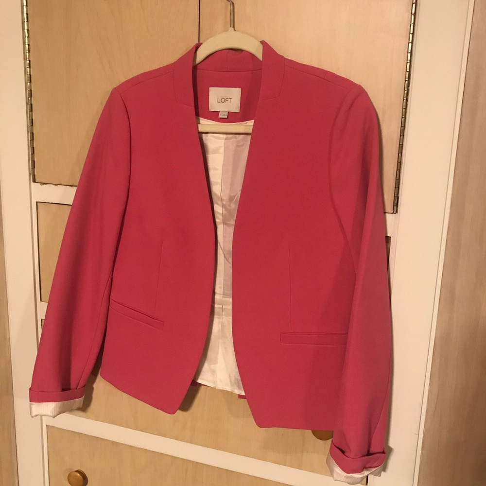 Hot Pink Loft Blazer